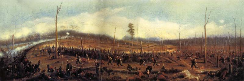James Walker The Battle of Chickamauga,September 19,1863 Spain oil painting art